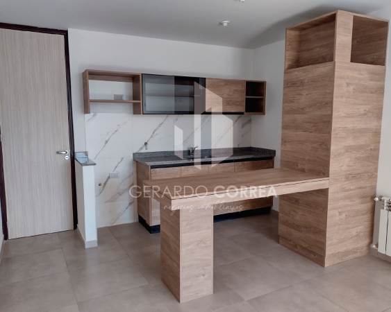 Dpto 1 dorm, a estrenar, con cochera. Centrico.